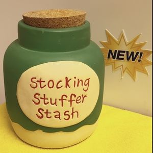 Christmas novelty jar